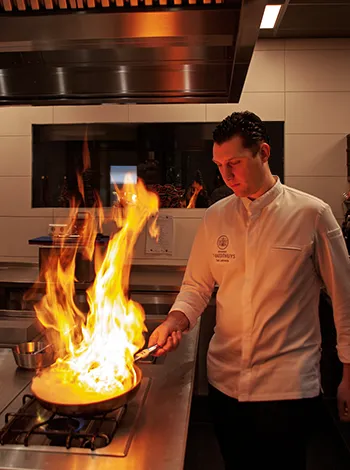 Chef de cuisine Tom Lamers